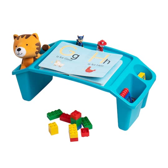 Mind Reader Kids’ Freestanding Portable Lap Desk With Side Pockets in Blue | 11.75" x 23" x 8.5" | Michaels®